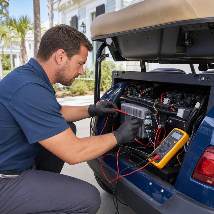 Golf cart electrical diagnostics in Carolina Park, Mount Pleasant